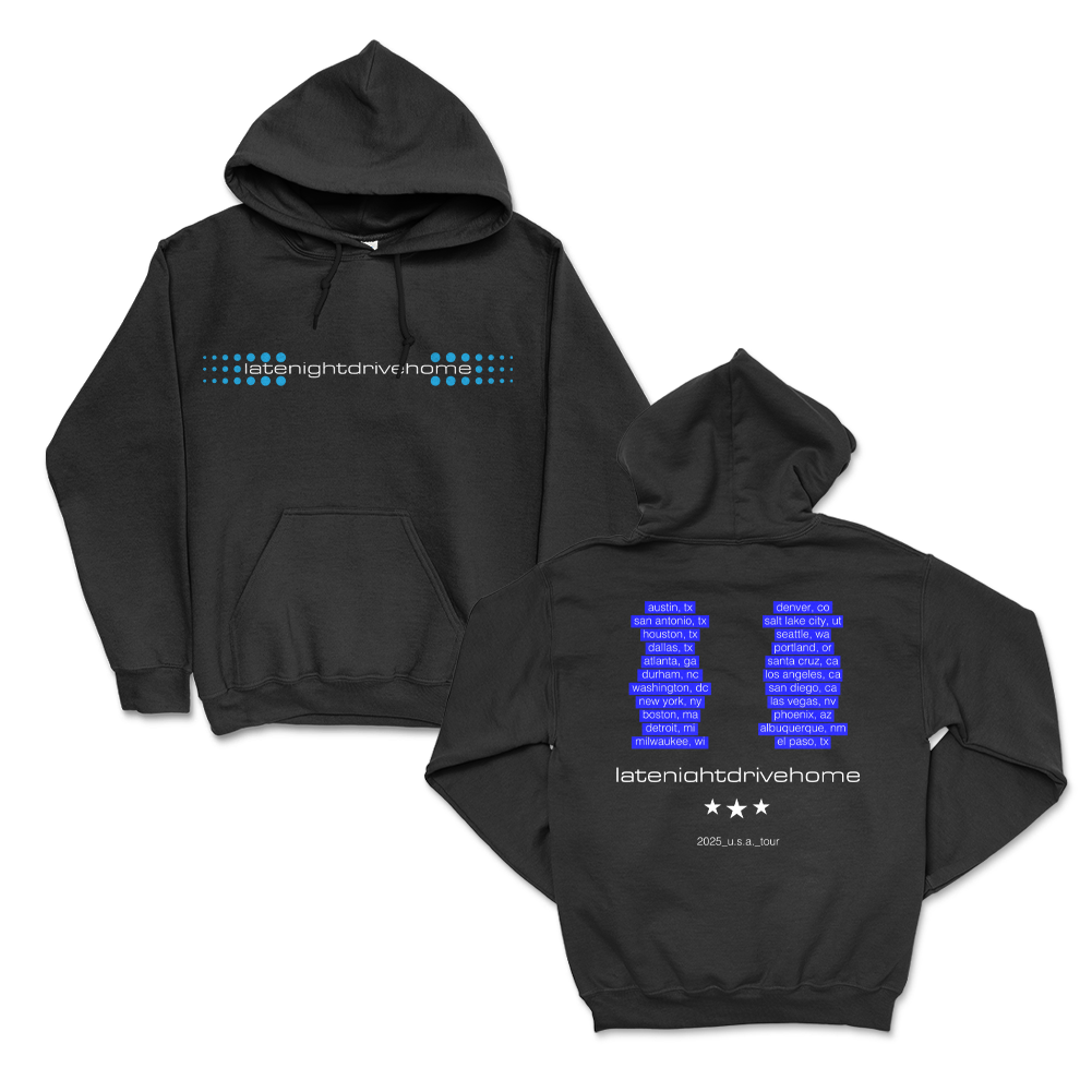 Dots Logo Summer Tour 2025 Pullover Hoodie (Black)