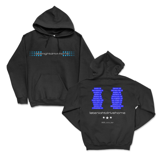 Dots Logo Summer Tour 2025 Pullover Hoodie (Black)