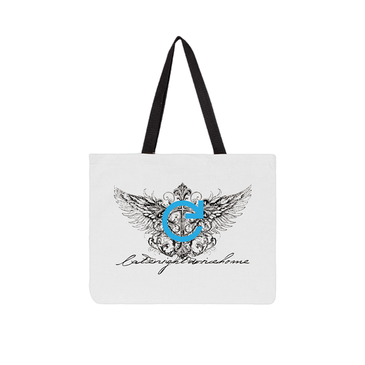 Winged Arrow Tote Bag (Natural/Black)